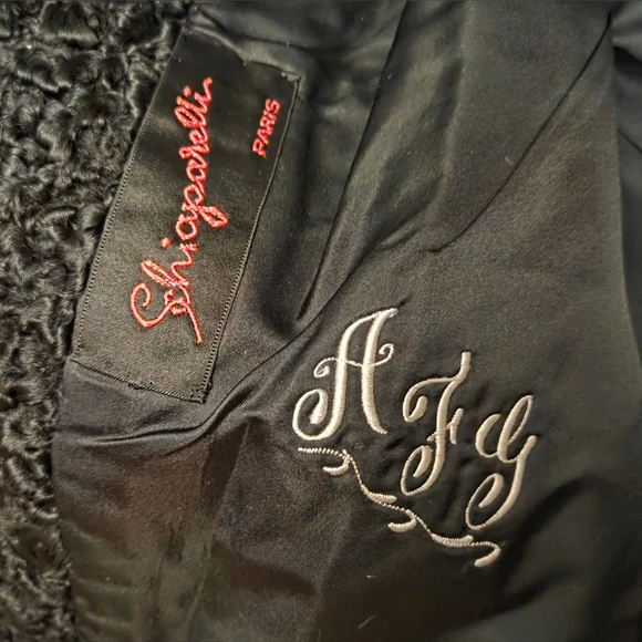 Projansky Black Real Fur Jacket - Picture 8 of 13